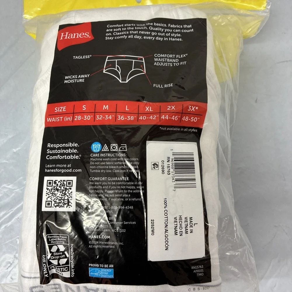 Hanes men tagless